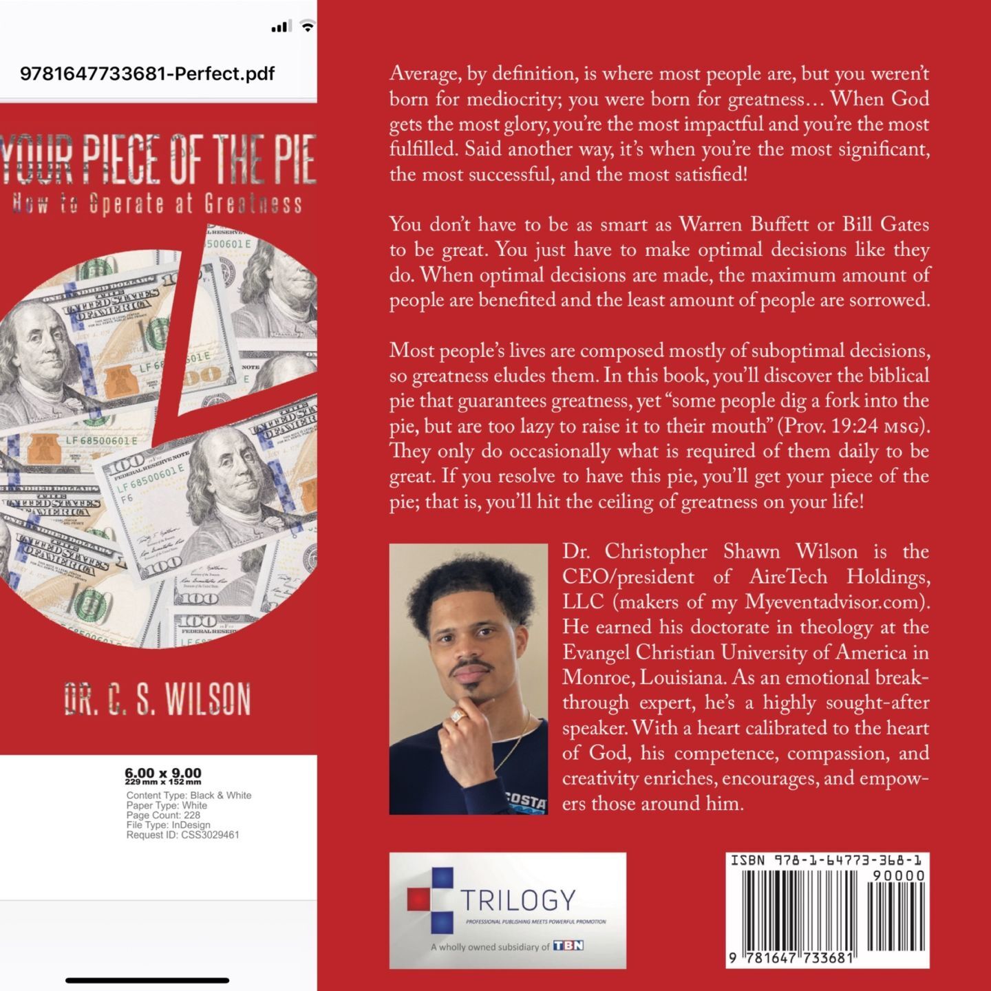 Christopher Wilson book cover